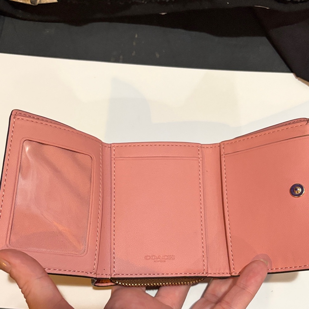 Coach Brown Floral Wallet - Picture 3 of 6